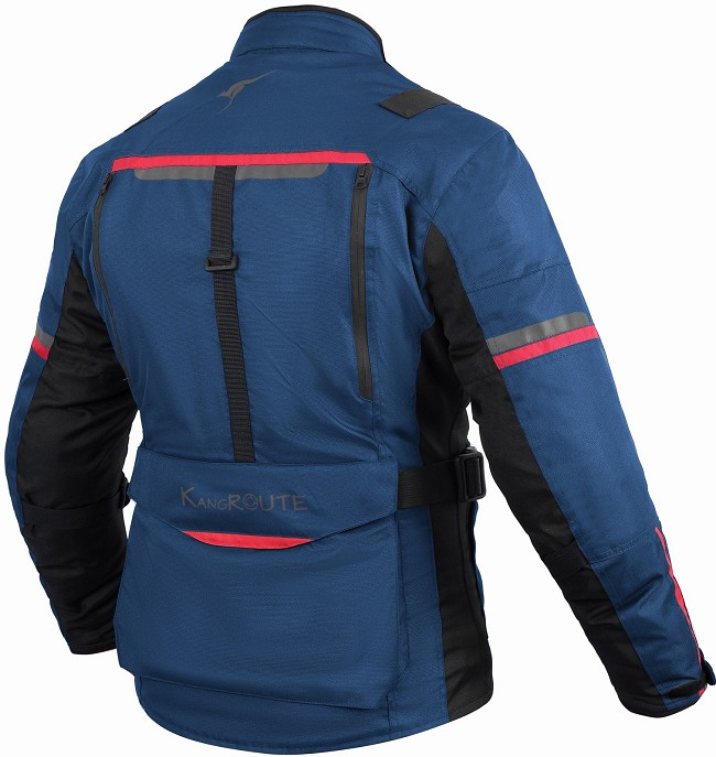 CHAQUETA 3/4 UNISEX DE MOTO EN TEXTIL, IMPERMEABLE, TRANSPIRABLE Y T&Eacute;RMICO CON PROTECCIONES C.E.