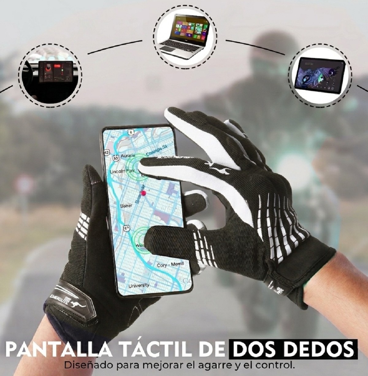 GUANTES DE MOTO LIGEROS CONFECCIONADOS EN TEJIDO ELASTICO, TRANSPIRABLE Y RESISTENTE CON PROTECCIONES PARA VERANO GUANTES DE MOTO LIGEROS CONFECCIONADOS EN TEJIDO ELASTICO, TRANSPIRABLE Y RESISTENTE CON PROTECCIONES PARA VERANO