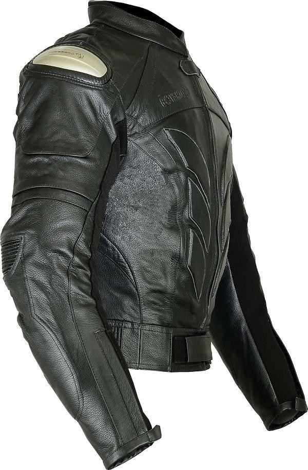 CHAQUETA DE PIEL DE MOTO CON PROTECCIONES DE TITANIO PARA CHICAS