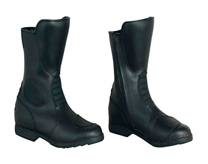 BOTAS DE PIEL PARA MOTORISTAS, UNISEX