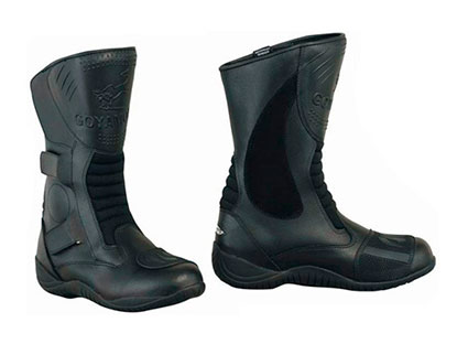 BOTAS DE MOTO URBAN, PIEL, PROTECCIONES Y IMPERMEABLE