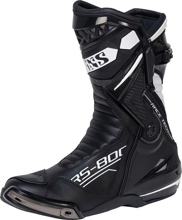 BOTAS MOTO IXS RS-800 LARGAS EN PIEL CON PROTECCIONES TPU