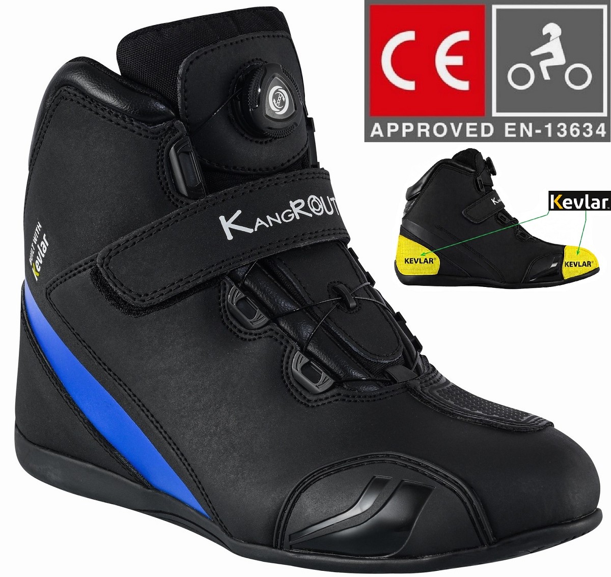 ZAPATILLAS DE MOTO IMPERMEABLES Y TRANSPIRABLES CON HOMOLOGACI&Oacute;N CE Y EPI