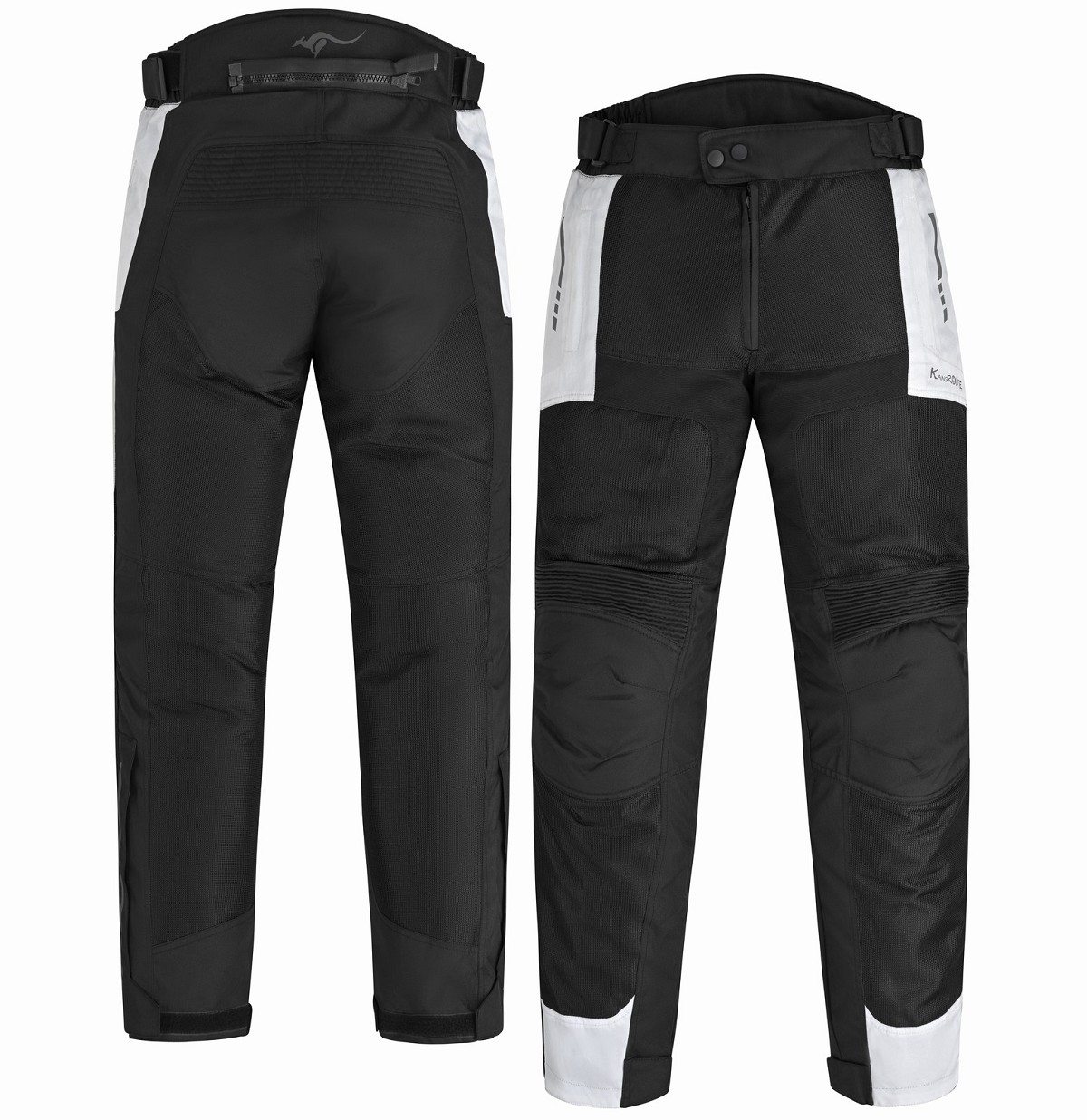 PANTALON DE MOTO PERFORADO DE VERANO PARA MUJER, CON FORRO IMPERMEABLE EXTRAIBLE Y PROTECCIONES CE