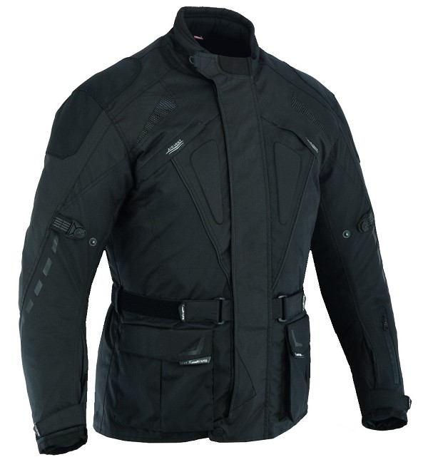 VESTE (BLOUSON) MOTEUR EN CORDURA TYPE 3/4 AVEC PROTECTIONS ET IMPERMÉABLES