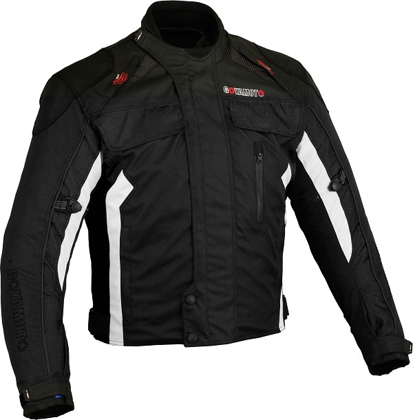 CHAQUETA DE MOTO EN CORDURA CON PROTECCIONES C.E.