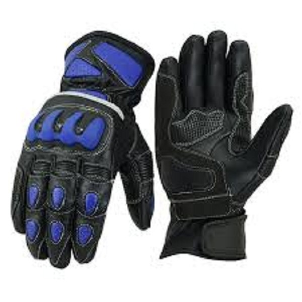 GUANTES DE PIEL CON PROTECCIONES TPU PARA MOTO RACING