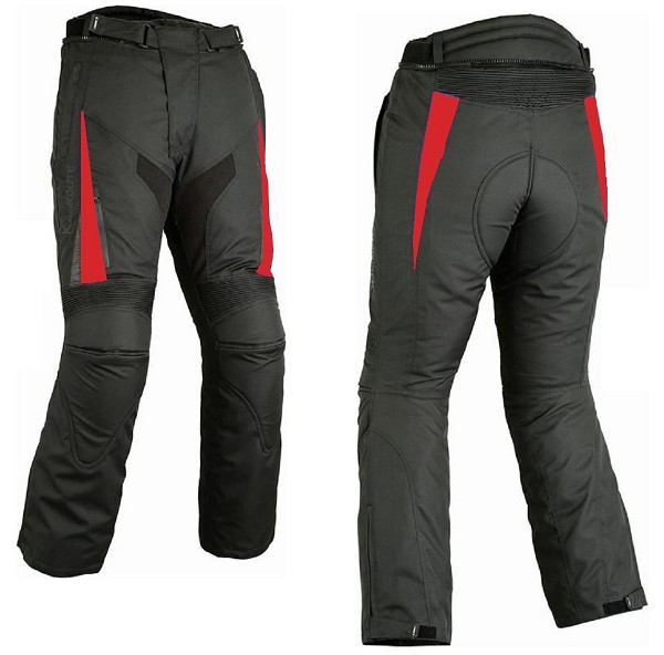 PANTALON DE CORDURA IMPERMEABLE CON PROTECCIONES