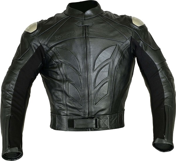 CHAQUETA DE PIEL DE MOTO CON PROTECCIONES DE TITANIO PARA CHICAS