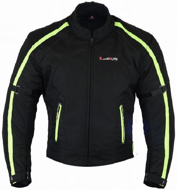 CHAQUETA DE MOTO EN CORDURA, 100% IMPERMEABLE CON PROTECCIONES C.E. UNISEX