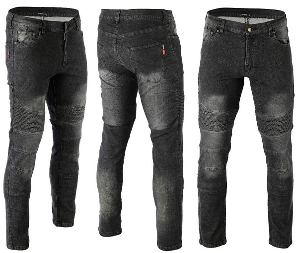 PANTALÓN VAQUERO FLEXIBLE UNISEX CON REFUERZOS DE TEJIDO KEVLAR Y PROTECCIONES C.E.