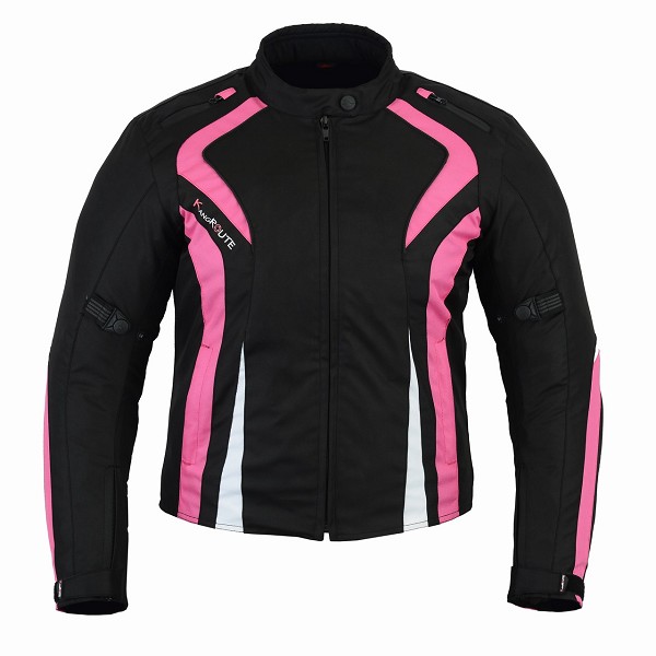 CHAQUETA CORDURA DE MOTO PARA CHICAS CON ESTILO MODERN FUCSIA