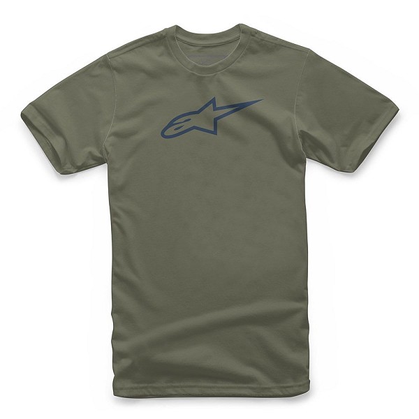 CAMISETA ALPINESTARS AGELESS TEE MILITARY GREEN/NAVY