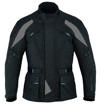 CHAQUETA DE MOTO EN CORDURA IMPERMEABLE 100% CON PROTECCIONES C.E, 3/4 UNISEX