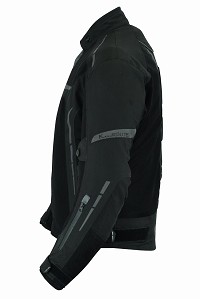 CHAQUETA DE MOTO PERFORADA DE VERANO CON FORRO IMERMEABLE EXTRAIBLE Y PROTECTORES C.E. UNISEX