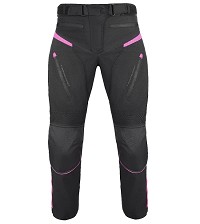 PANTALON DE MOTO MUJER CUATRO ESTACIONES 4SEASON, IMPERMEABLE, TRANSPIRABLE TÉRMICO