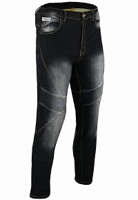PANTALÓN VAQUERO TEJANO UNISEX DE KEVLAR CON PROTECCIONES C.E. Y ZONAS ELÁSTICAS