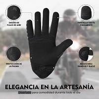 GUANTES DE MOTO LIGEROS CONFECCIONADOS EN TEJIDO ELASTICO, TRANSPIRABLE Y RESISTENTE CON PROTECCIONES PARA VERANO