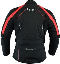 CHAQUETA DE MOTO EN CORDURA 3/4 UNISEX, IMPERMEABLE Y FORRO EXTRAIBLE C.E.