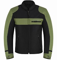 CHAQUETA DE MOTO PARA VERANO, PERFORADA, CON PROTECCIONES CE Y FORRO IMPERMEABLE DESMONTABLE. CERTIFICACIÓN CE CLASE AA.
