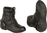 BOTAS DE PIEL DE CAÑA CORTA PARA MOTORISTAS, UNISEX